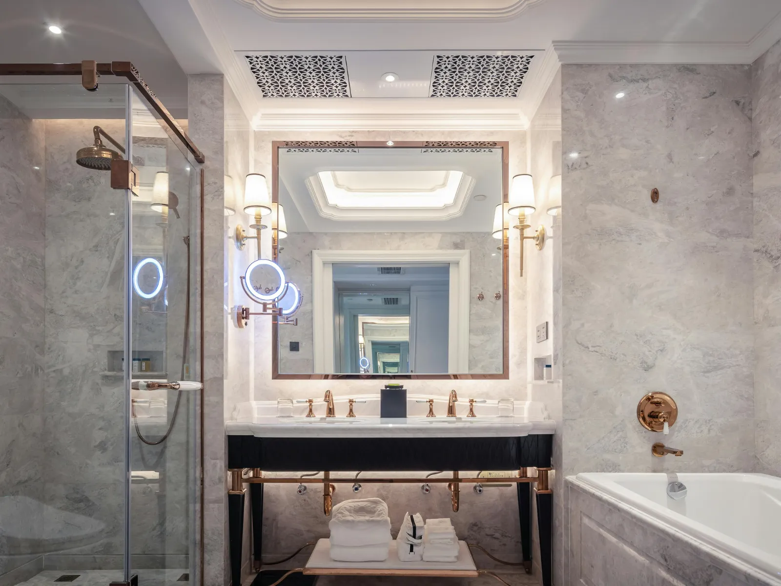 Finished bathroom remodel — inspiration for remodeling contractor marketing